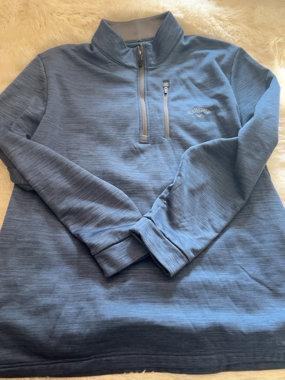 Callaway Men's Slate Blue Half-Zip Performance Sweatshirt